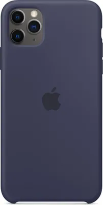 Image de Apple Silicone Backcover pour l'Apple iPhone 11 Pro Max - Bleu nuit