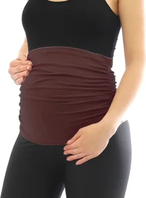Immagine prodotto di Fascia addominale fascia addominale fascia addominale estensione pantaloni moda maternità marrone