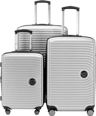 Obrázok produktu pre HAUPTSTADTKOFFER - Stredná - Sada kufrov 3 Trolley Hard Shell, TSA, XXL rozšírenie, 4 kolieska (S, M a L), matná biela