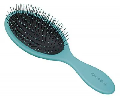 Produktbild von Clauss Wet & Brush Haarbürste, Mit Soft Touch-Griff, Grün/Schwarz