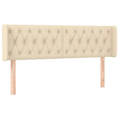 Produktbild von vidaXL Kopfteil mit Ohren Creme 147x16x78/88 cm Stoff