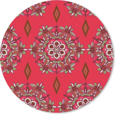 Produktbild von MuchoWow® Mauspad Mousepad Mandala - Muster - Blume 20x20 cm - Mousepads - Maus Mat - Pad - Mausunterlage - Schreibtischmatte