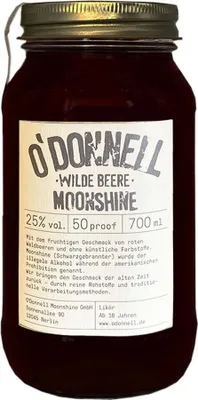 Produktbild von O'Donnell Wilde Beere Moonshine Likör, 25% Vol. 0,7 l