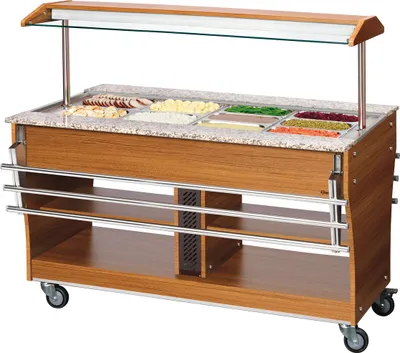 Immagine prodotto di Carrello per buffet, caldo, 4x 1/1 GN 1490x880 mm