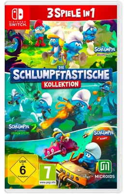 Produktbild von Die Schlumpftastische Kollektion - 3 Spiele in 1 Nintendo Switch-Spiel