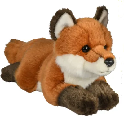 Produktbild von Uni-Toys - Rotfuchs, liegend- 24 cm (Länge) - Plüsch-Fuchs - Plüschtier, Kuscheltier