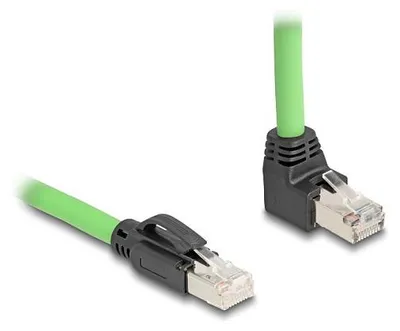 Zdjęcie produktu dla DeLOCK 80892, 1 m, Cat6a, SF/UTP (S-FTP), RJ-45, RJ-45, Czarny, Zielony