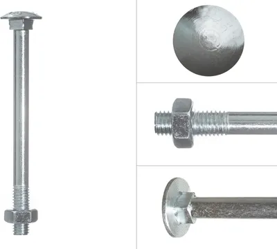 Produktbild von Schlossschrauben Verzinkt M10 x 120 mm - 50 Stück