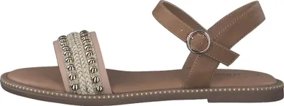 Produktbild von s.Oliver Damen Sandale flach Nieten 5-28103-20, Größe:38 EU, Farbe:Rosa