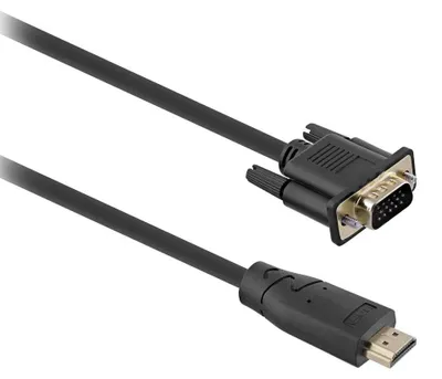 Zdjęcie produktu dla T'nB HDMIVGA2, 2 m, VGA (D-Sub), HDMI, Męska, Męska, Prosty