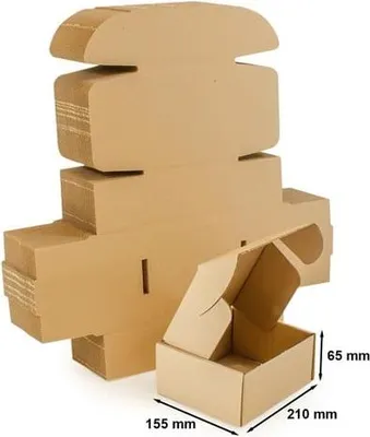 Obrázok produktu pre Kartóny F427 210 x 155 x 65 mm E-vlna, 50 kusov