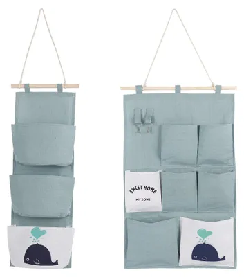 Produktbild von Omgoods – Wandaufbewahrungstasche mit kleinen Fächern, Set aus 2