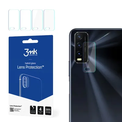 Produktbild von 3mk Hybridglas Lens Protection für Vivo Y20s Kamera Objektiv Kameralinse 0,16mm 6H (4 Stück)