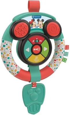 Zdjęcie produktu dla Interaktywna Kierownica dla Dzieci Disney CLEMENTONI, Efekty Dźwiękowe i Świetlne, Rozwój Motoryczny, Od 6 Miesięcy