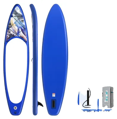 Image de Planche de paddle gonflable, ensemble complet d'accessoires, design léger, modèle SUPFW53A (350 x 84 x 15 cm)