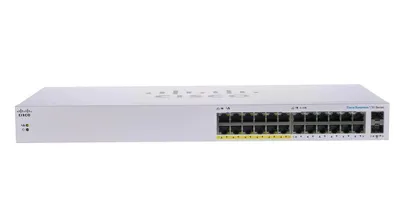 Obrázek produktu pro Cisco CBS110, Nespravované, L2, Gigabit Ethernet (10/100/1000), Podpora napájení po Ethernetu (PoE), Instalace do racku, 1U