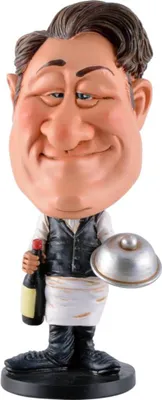 Produktbild von Funny Life-Wackler Kellner mit Tablett, Bobble-Head