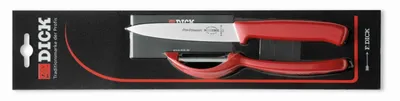 Obrázok produktu pre Dick Küchenmesser Set mit Schäler 2-tlg Messer klein Allzweckschäler Kochmesser