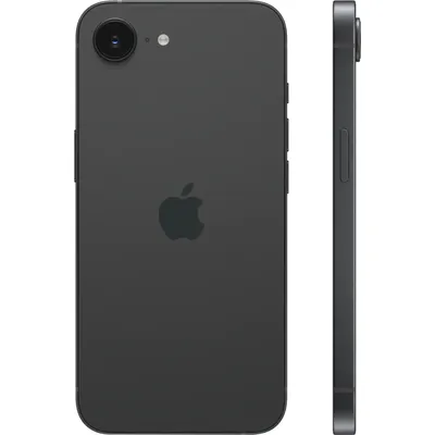 Produktbild von Apple iPhone 16e , 15,5 cm (6.1"), 2532 x 1170 Pixel, 128 GB, 48 MP, iOS 18, Schwarz