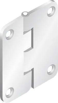 Produktbild von CINETTO PS23 Falttürscharnier, Stahl verzinkt