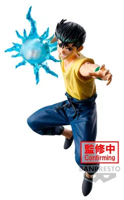 Immagine prodotto di Banpresto, Yu Yu Hakusho, Collezione di figure di Yusuke Urameshi, "Ankoku Bujutsukai", altezza 14 cm