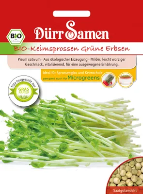 Artikelbild 1 von 'Bio-Keimsprossen Grüne Erbsen' aus der Kategorie Keimsprossen