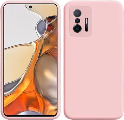 Obrázek produktu pro Pouzdro pro Xiaomi 11T / 11T Pro 5G, měkké silikonové ochranné pouzdro z tekuté gumy Růžový