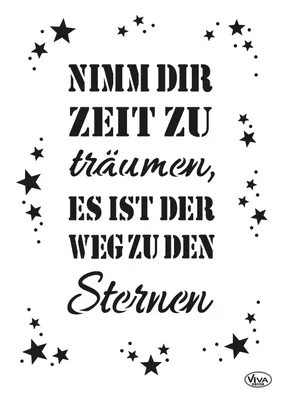 Produktbild von Schablone "Nimm dir Zeit", DIN A3