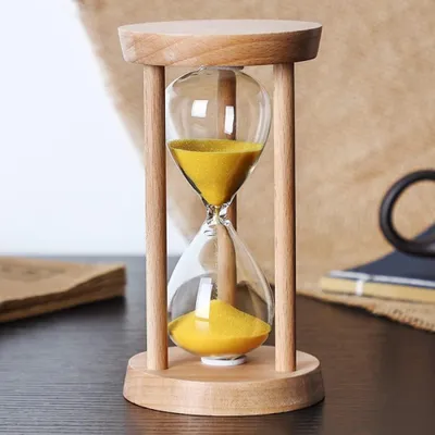 Productafbeelding van Houten Zandloper voor Decoratie en Tijdmeting