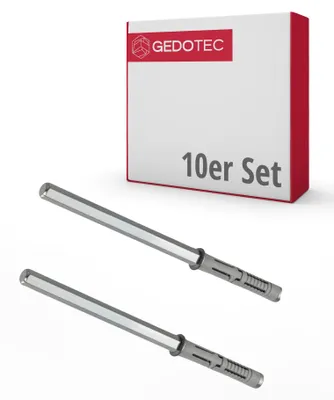 Wandplankenträger unsichtbar, 10 Stück, Stahl, 35 kg/Paar
