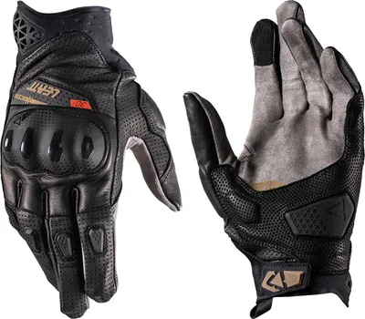 Produktbild von Leatt ADV X-Flow 8.5 Short Motorrad Handschuhe, grau/schwarz, M
