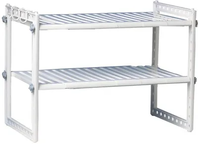 Obrázek produktu pro Unyqoos® – nastavitelný úložný systém do kuchyně a koupelny s odnímatelnými policemi