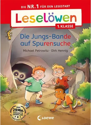 Obrázek produktu pro Leselöwen 1. Klasse - Die Jungs-Bande auf Spurensuche