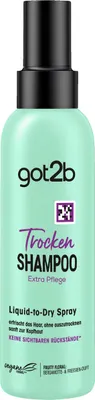 A product shot of a bottle of got2b Trockenshampoo.