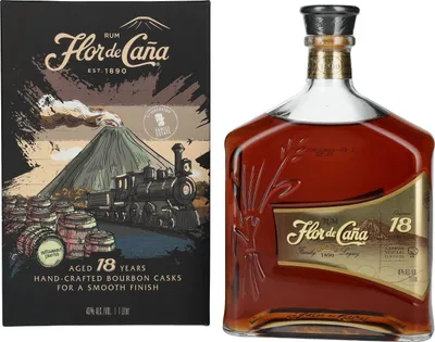 Image de Flor de Caña Centenario 18 Years Old LEGACY EDITION I 40% Vol. 1l en boîte cadeau