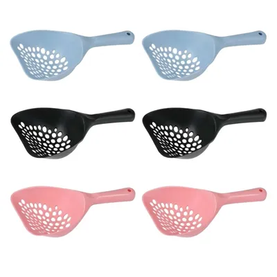 Produktbild von 6er Set Katzenschaufel für Katzenklo Katzenstreuschaufel 32 cm Streuschaufel für Katzenstreu Katzenklo Schaufel