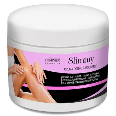 Produktbild von Luminer Anti-Cellulite Creme 500 ml: mit Koffein, Vitamin E & Aloe Vera, straffend & feuchtigkeitsspendend für Beine, Po & Bauch,  Italy