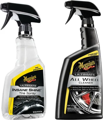 Produktbild von Meguiar's® Ultimate Wheel Cleaner + Ultimate Insane Shine Tire Spray Reifenglanz