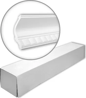 Produktbild von Profhome 150175 Eckleisten 1 Karton SET mit 6 Zierleisten | 12 m