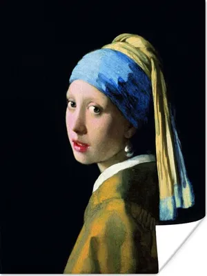 Produktbild von MuchoWow® Poster Das Mädchen mit dem Perlenohrring - Johannes Vermeer 120x160 cm - Wandbilder