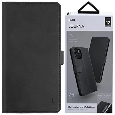Zdjęcie produktu dla Etui UNIQ Journa do iPhone 14 Pro Max czarny