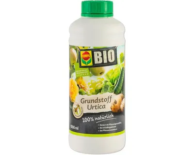 Produktbild von Grundstoff Urtica COMPO  Pflanzenstärkung Brennnessel 1 Liter Konzentrat für bis zu 5 Liter Spritzbrühe