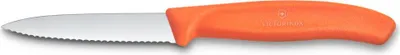 Produktbild von Swiss Classic, Gemüsemesser, 8cm, Wellen, Mittelspitz, orange