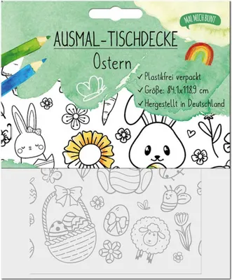 Immagine prodotto di Tovaglia da colorare - Pasqua