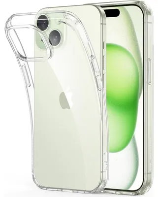 Obrázek produktu pro Pouzdro na iPhone 15, průhledné, silikonové, nárazuvzdorné, tenké, odolné proti žloutnutí, řada Zero