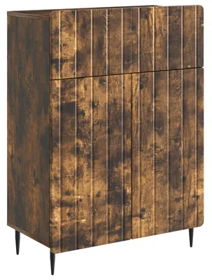 Produktbild von “2026 Modern“ Braun Sideboard Geräucherte Eiche 66 x 34,5 x 92 cm Holzwerkstoff - Designermöbel 74246 - Kommoden