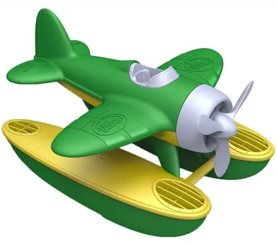 Produktbild von Green Toys 8601029 Wasserflugzeug, Badewannenspielzeug, nachhaltiges Badespielze