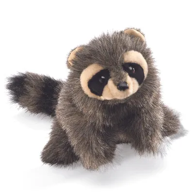 Produktbild von Folkmanis Handpuppe Waschbär 25 cm