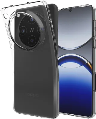 Image de Cazy Coque compatible avec Oppo Find X8 Pro Coque en Silicone - Coque Flexible - Transparant