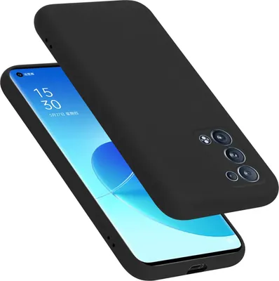 Image de Cadorabo Housse pour Oppo Reno6 PRO 5G Housse en silicone Etui en silicone liquide pour téléphone portable, résistant aux rayures et aux chocs pour Oppo Reno6 PRO 5G
